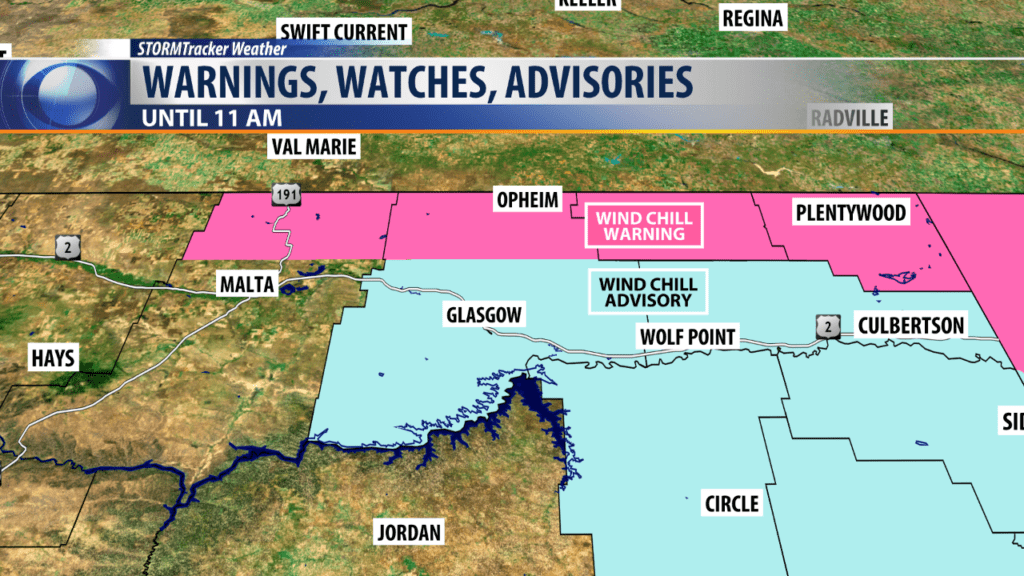 Wind Chill Warning & Advisory